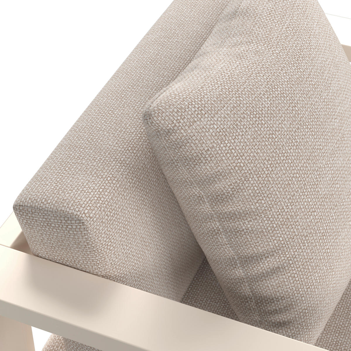 LOUNGESESSEL  - Beige, Design, Textil/Metall (76/60/90cm) - Amatio