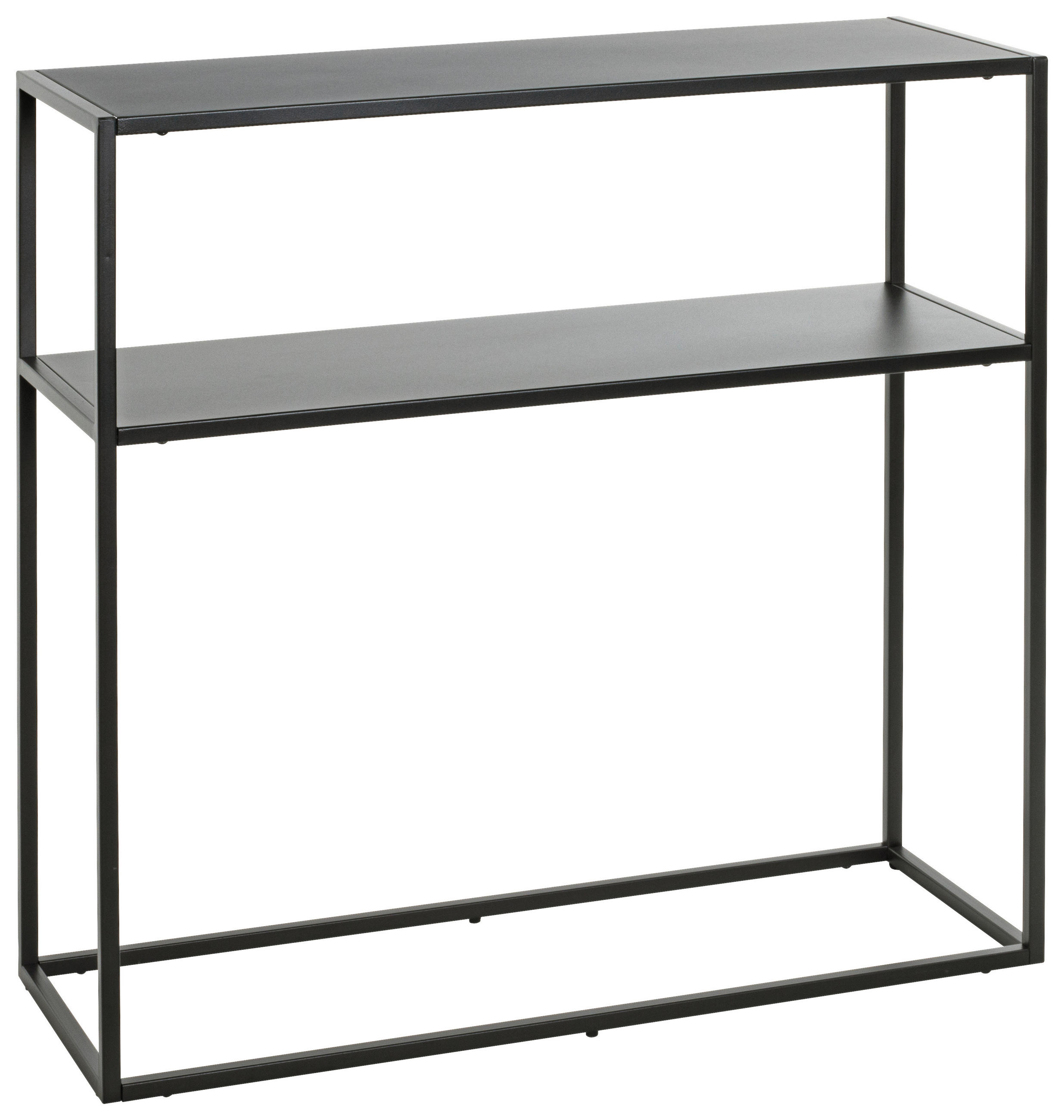 KONSOLENTISCH Schwarz  - Schwarz, Design, Metall (80/30/80cm)