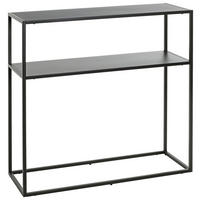 KONSOLENTISCH Schwarz  - Schwarz, Design, Metall (80/30/80cm)
