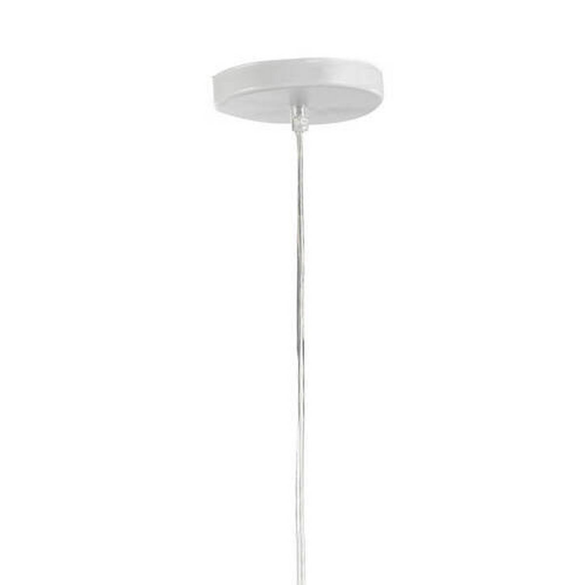 ZÁVESNÉ SVIETIDLO, 40/90 cm  - biela, Design, kov (40/90cm)