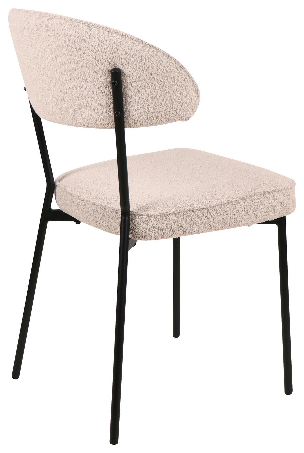 STOLICA  pink  drvo, metal, tekstil      - pink/crna, Design, drvo/metal (46/83,5/58cm) - Hom`in