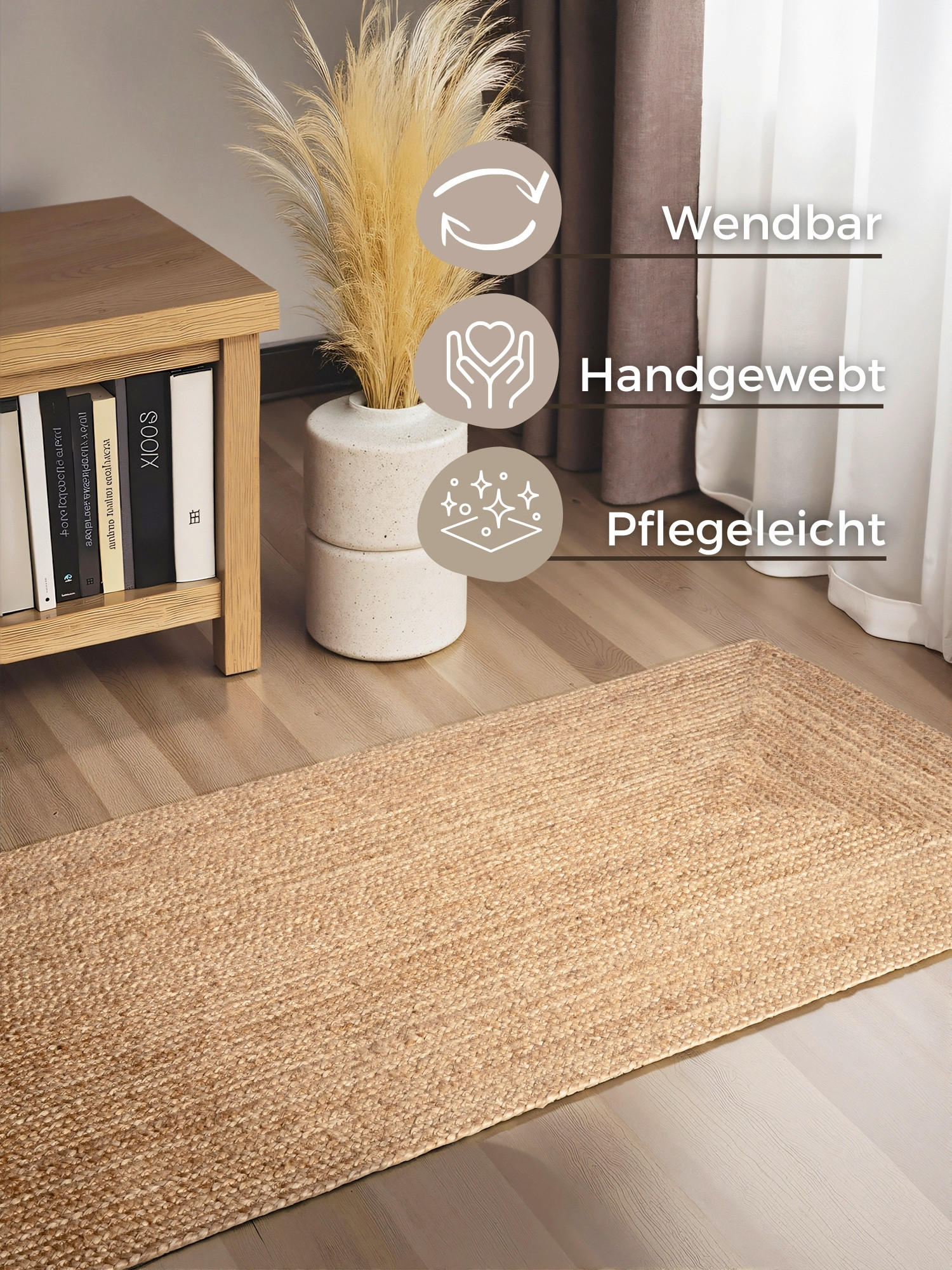 LÄUFER 80/200 cm Sharmila  - Goldfarben, Basics, Textil (80/200cm)