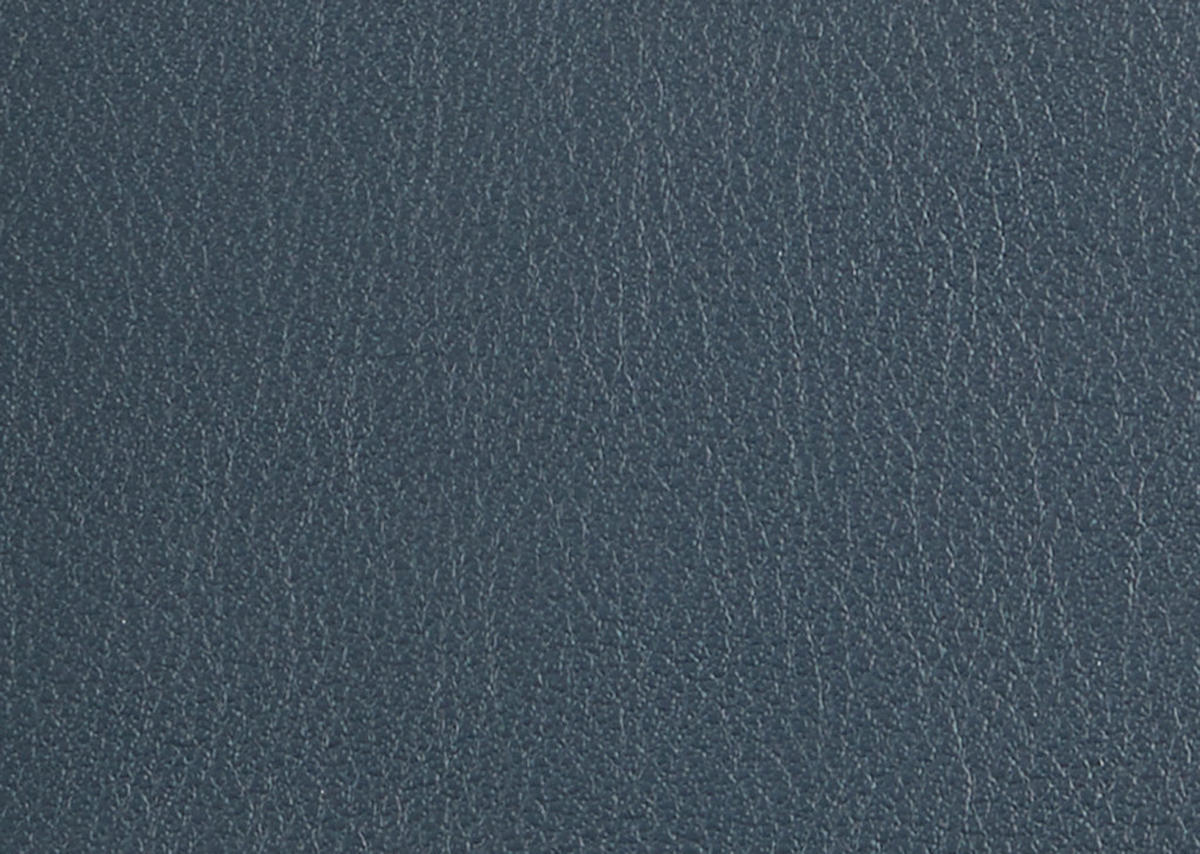 3-SITZER-SOFA  in Echtleder Blau   - Blau/Anthrazit, Design, Leder/Metall (230/70/109cm) - Johann Jakob