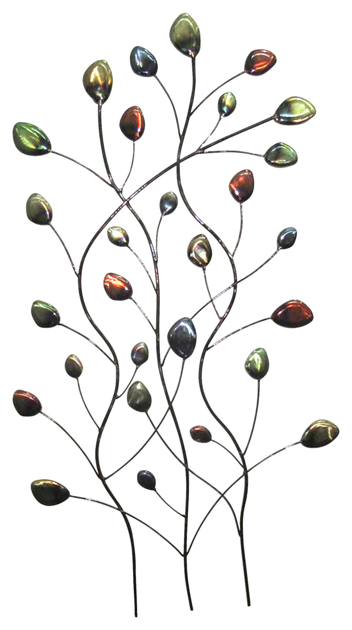 ZIDNA DEKORACIJA        54/100,5 cm   - zelena/žuta, Trend, metal (54/100,5cm) - Ambia Home