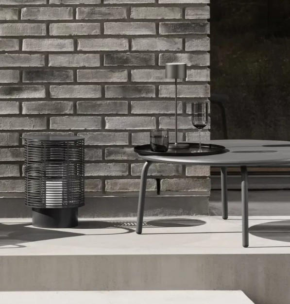 Thumbnail - Blomus Tablett Peasy, Schwarz, Metall, rund, 1.5 cm, Tischkultur & Servieren, Tabletts