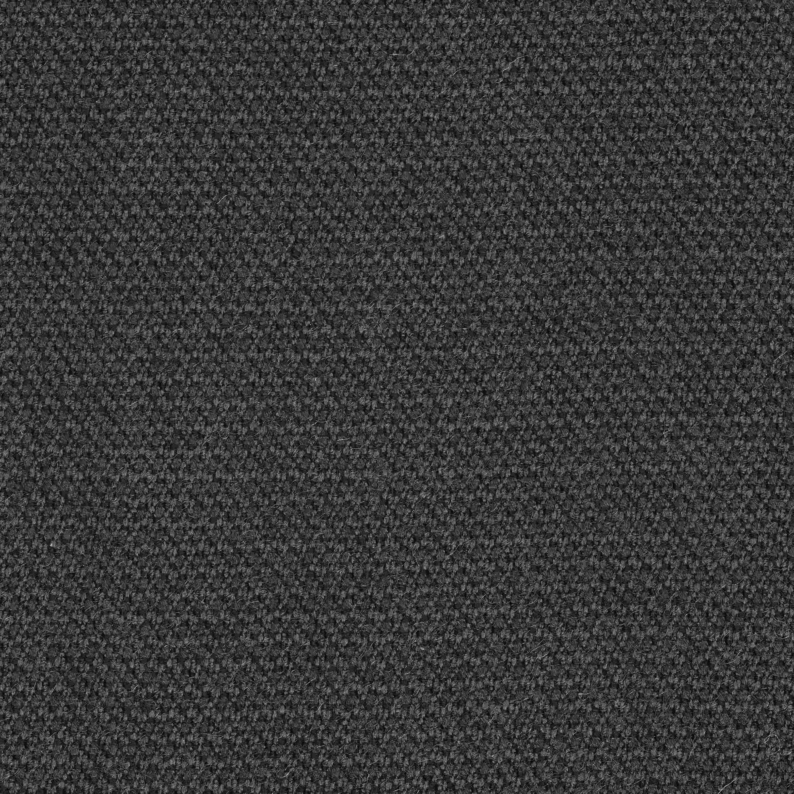 BÜROHOCKER Wollmischung mel. Schwarz, Hellgrau  - Hellgrau/Schwarz, Basics, Textil/Metall (55/45,66/55cm) - Aeris