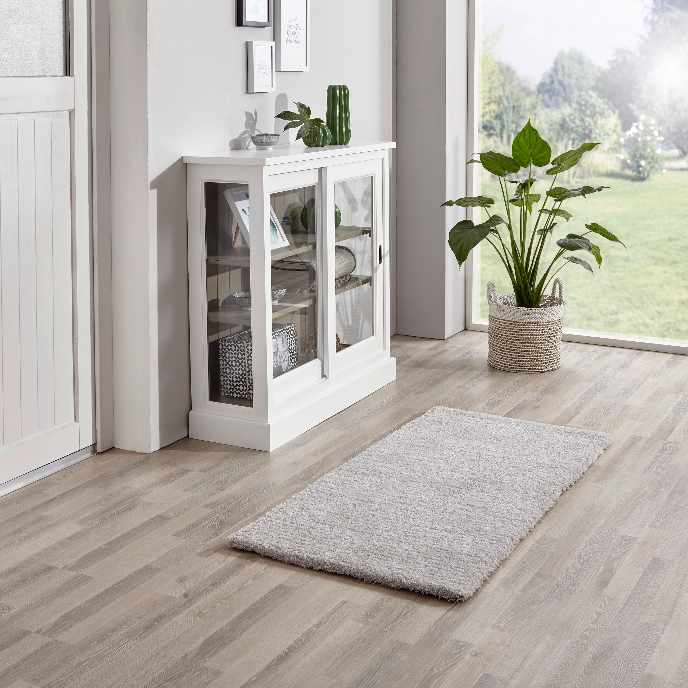 KOBEREC S VYSOKÝM VLASEM, 70/140 cm, šedá, světle šedá - šedá/světle šedá, Basics, textil (70/140cm) - Esprit