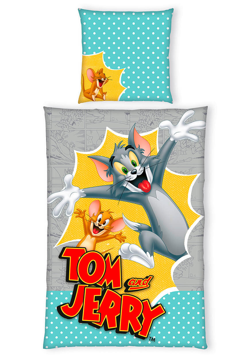 JUGENDBETTWÄSCHE Tom & Jerry Linon 135/200 cm  - Multicolor, Basics, Textil (135/200cm) - Herding