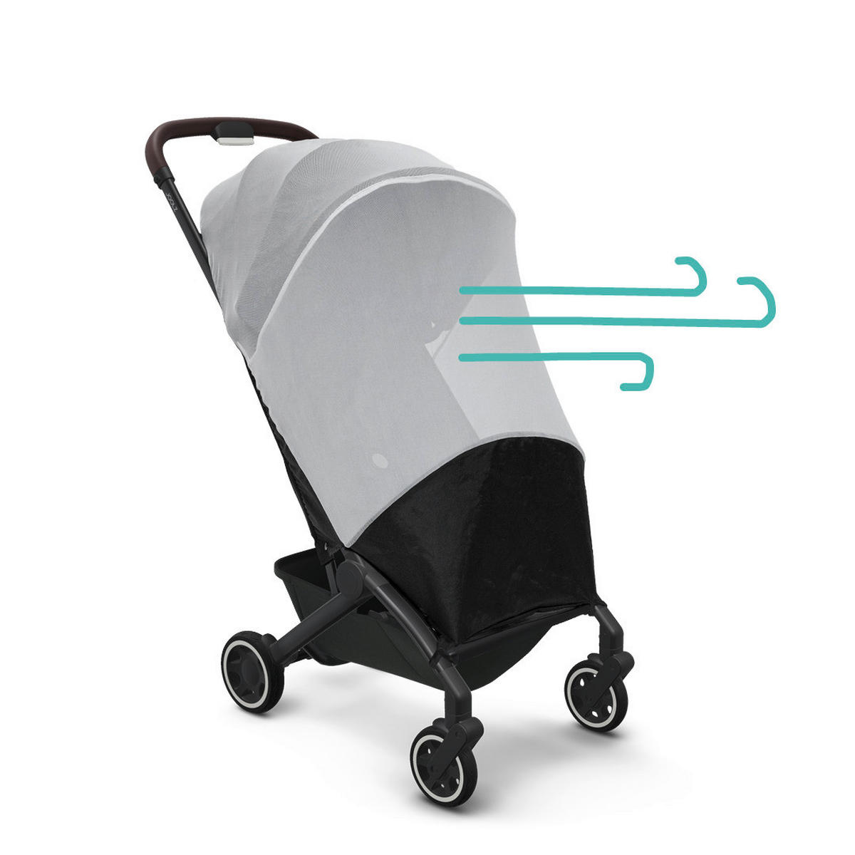 MOSKITONETZ Aer  - Grau, Basics, Textil - Joolz