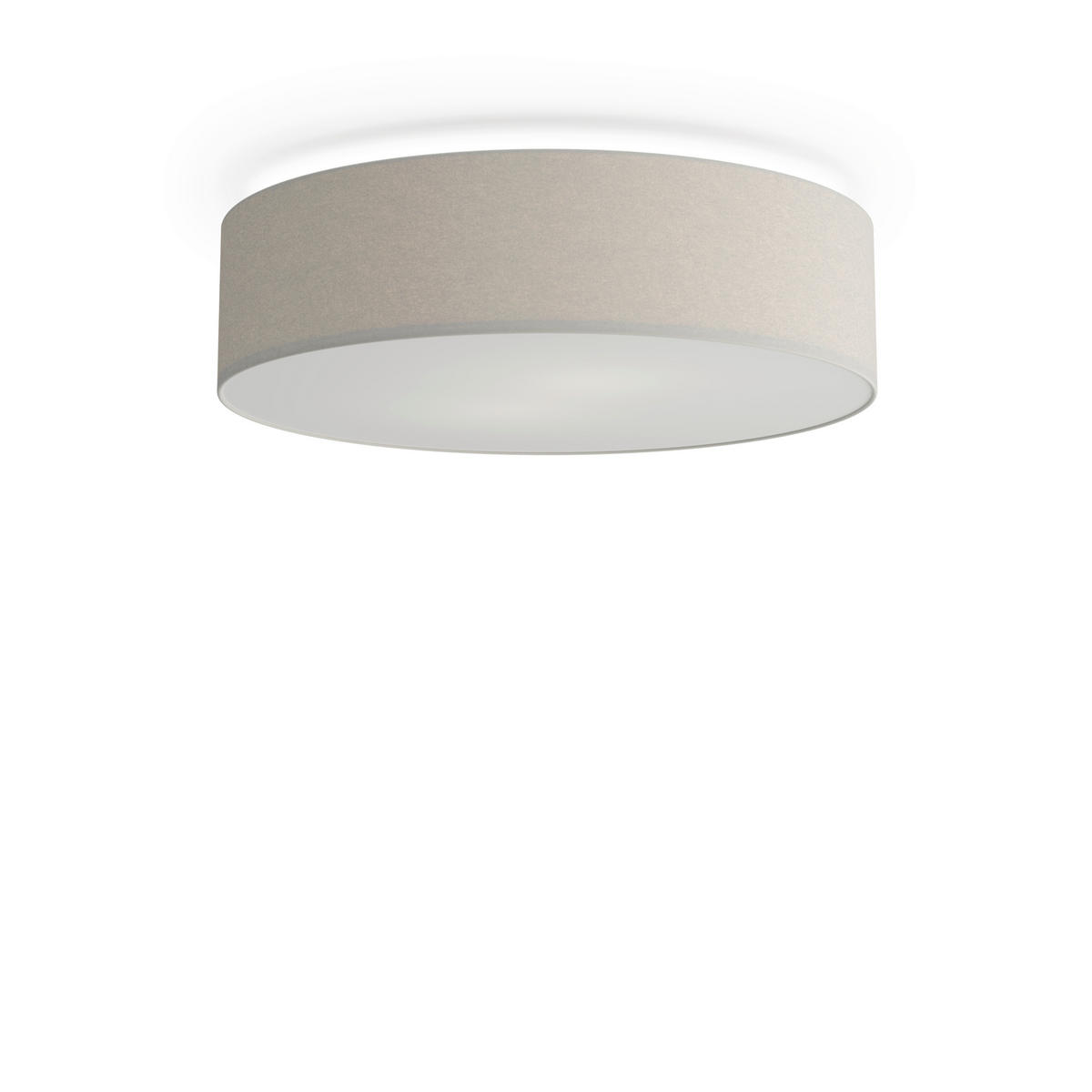 TAKLAMPA Soft 44/14,2 cm  - vit, Klassisk, metall/textil (44/14,2cm) - Belid