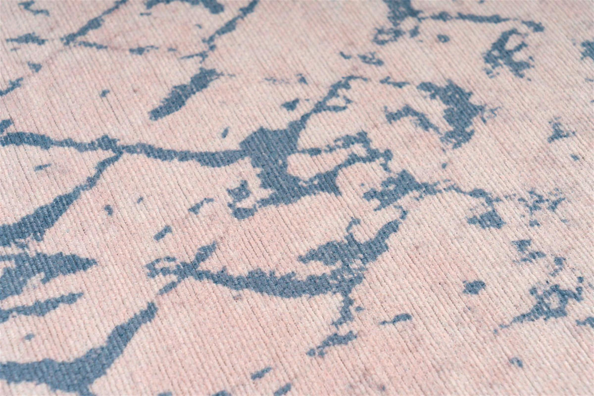 FLACHWEBETEPPICH 200/290 cm Peron 400 Weiß / Blau Blau, Weiß  - Blau/Weiß, KONVENTIONELL, Textil (200/290cm)
