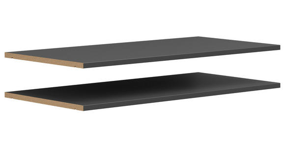 EINLEGEBODEN 77/1,5/36 cm   - Graphitfarben, MODERN, Holzwerkstoff (77/1,5/36cm) - Carryhome