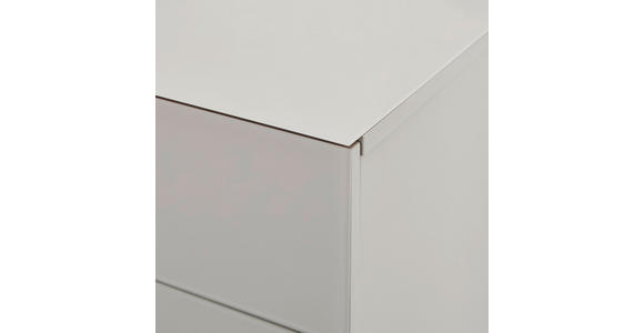 KOMMODE , 90/99,7/42 cm, 4 Schublade(n)  - Kaschmir/Schwarz, Design, Glas/Holzwerkstoff (90/99,7/42cm) - Novel