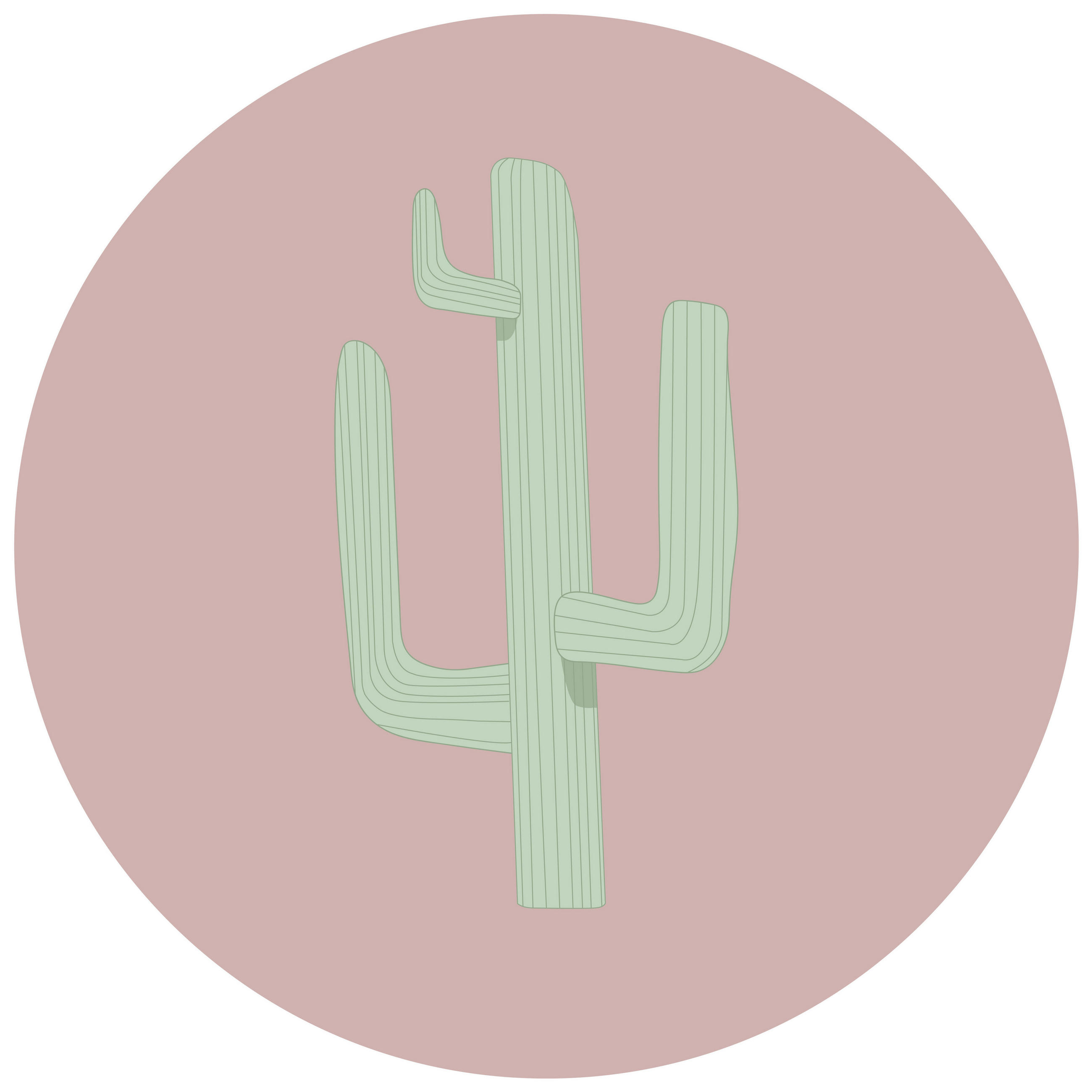 BABYWANDDEKO - Grün, Basics, Metall (60/3cm)