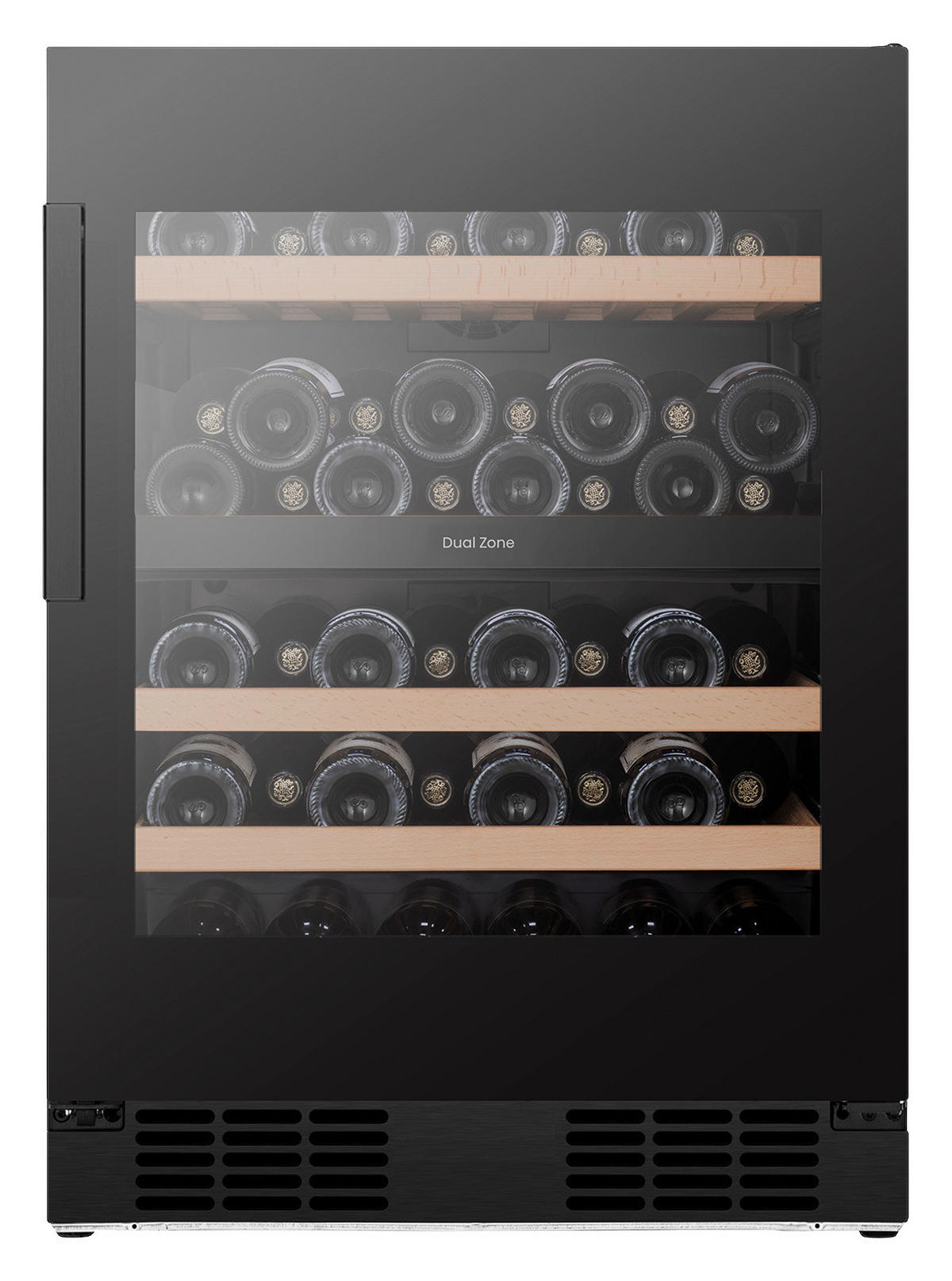 WEINKLIMASCHRANK RW3N122GSLF  - Schwarz, MODERN, Glas/Metall (59,5/81,9/57,5cm) - Hisense