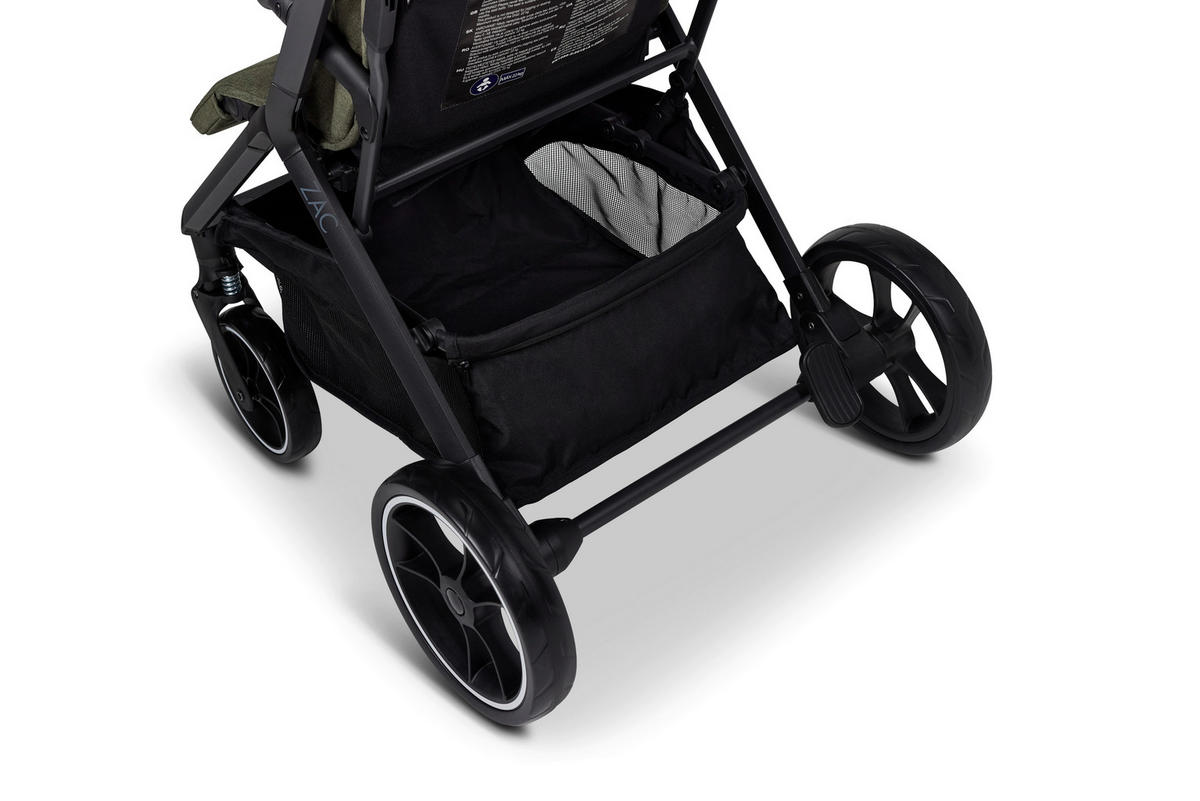 BUGGY Zac  - Schwarz/Olivgrün, Basics, Textil (80/55/102cm) - Moon