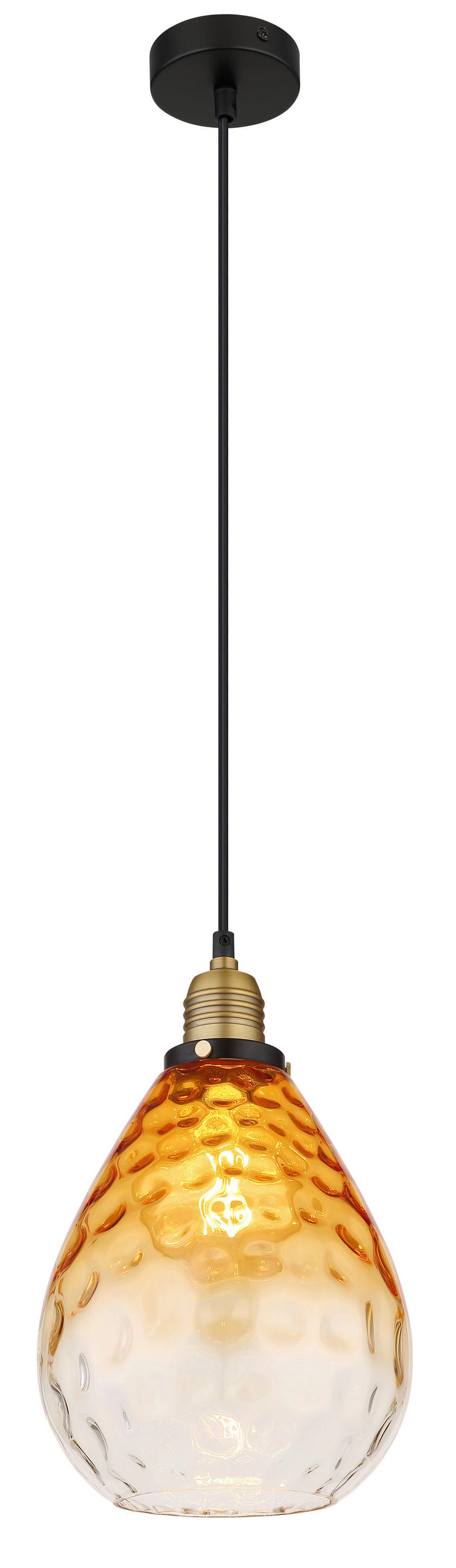 ZÁVĚSNÉ SVÍTIDLO, 21/120 cm  - černá/čiré, Basics, kov/sklo (21/120cm) - Globo