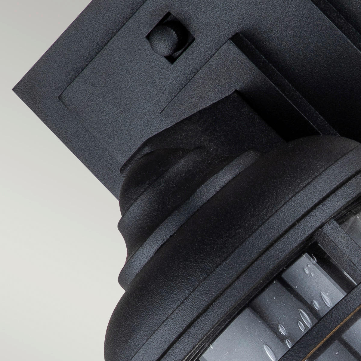 AUSSENWANDLEUCHTE - Schwarz, Konventionell, Glas/Metall (11,7/15,9/29,2cm) - Elstead Lighting