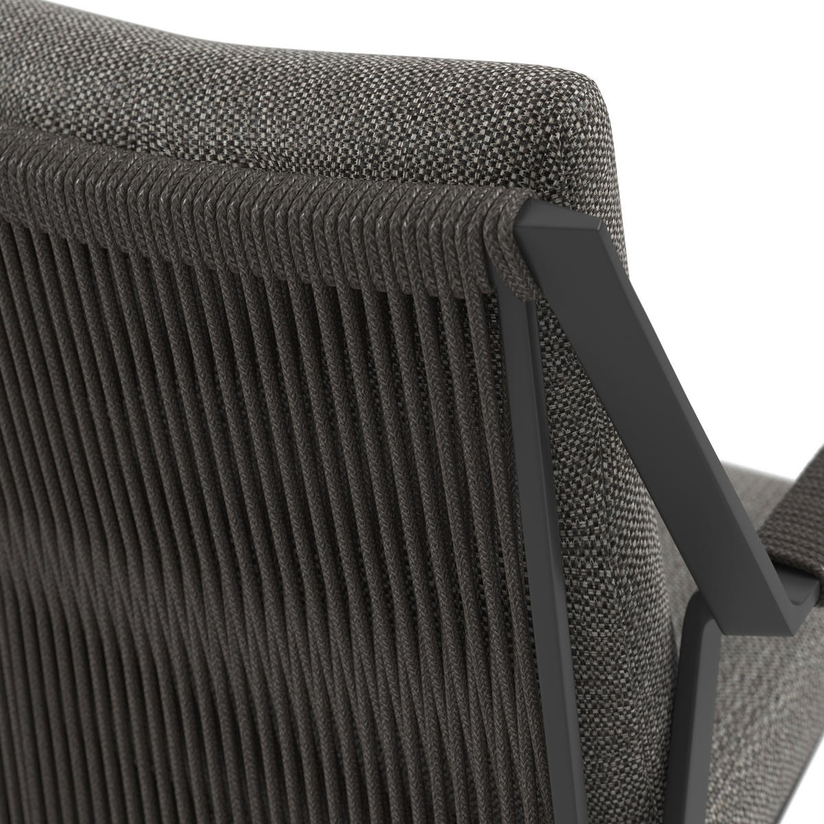 STAPELSESSEL in Metall, Textil Anthrazit, Dunkelgrau  - Dunkelgrau/Anthrazit, Design, Textil/Metall (57/84/71cm) - Dieter Knoll