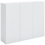 HÄNGESCHUHSCHRANK Weiß  - Weiß, Design, Holzwerkstoff (120/100/34cm) - Hom`in