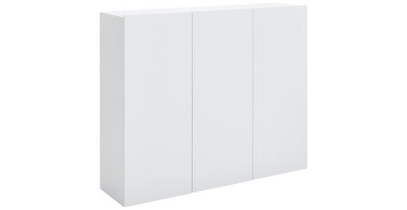 SCHUHSCHRANK Weiß - Weiß, Design, Holzwerkstoff (120/100/34cm) - Hom`in