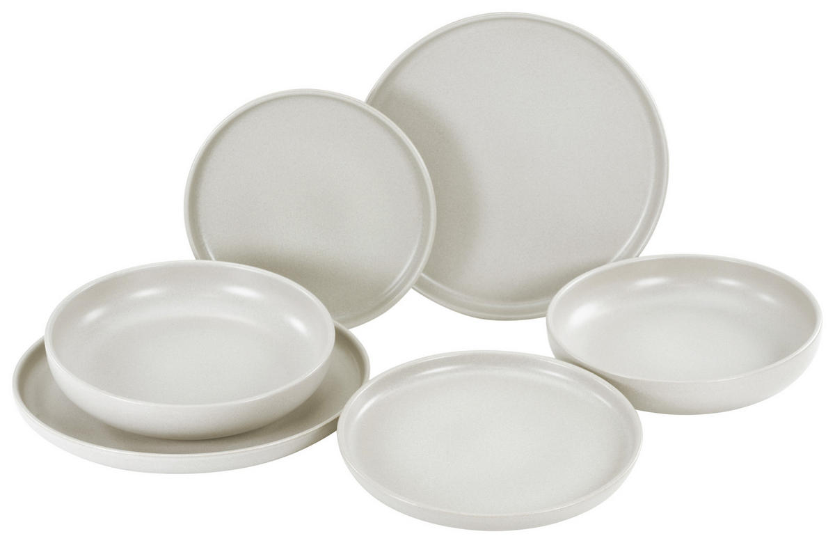 TAFELSERVICE Weiß 12-teilig  - Weiß, Basics, Keramik - Creatable