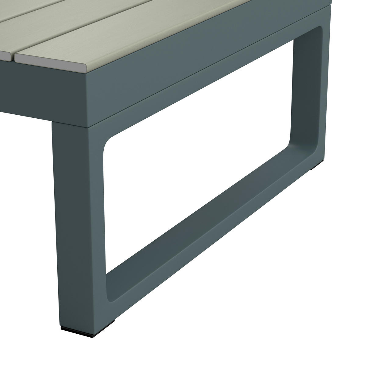 LOUNGEGARNITUR Aluminium  - Dunkelgrau/Beige, MODERN, Textil/Metall - Ambia Garden