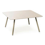 BEISTELLTISCH in Metall 75/75/35 cm  - Creme, Design, Metall (75/75/35cm) - Xora