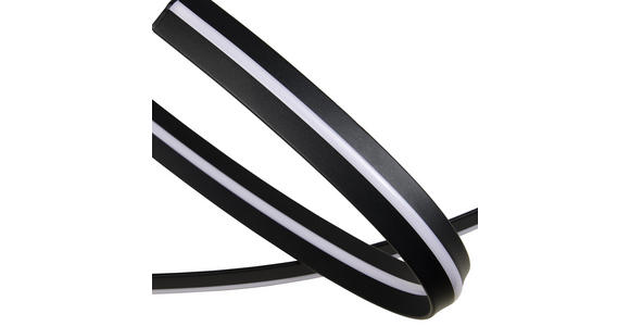 LED-HÄNGELEUCHTE 80/40/160 cm - Schwarz, Design, Kunststoff/Metall (80/40/160cm) - Ambiente