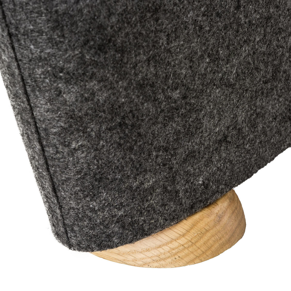 ZEITUNGSSTÄNDER Holz, Textil Anthrazit, Eichefarben  - Eichefarben/Anthrazit, Design, Holz/Textil (41/29/14cm)