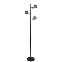 STEHLEUCHTE Westminster 22/32,5/153 cm  - Schwarz, Basics, Glas/Metall (22/32,5/153cm)
