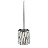 WC-BÜRSTENGARNITUR - Schwarz/Weiß, KONVENTIONELL, Keramik/Kunststoff (11,5/39/11,5cm) - Schöner Wohnen