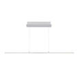 LED-HÄNGELEUCHTE 115/13/200 cm  - Alufarben, Basics, Kunststoff/Metall (115/13/200cm) - Novel