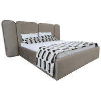 Pat, bej - bej/negru, Basics, textil (180/120/220cm) - Voleo