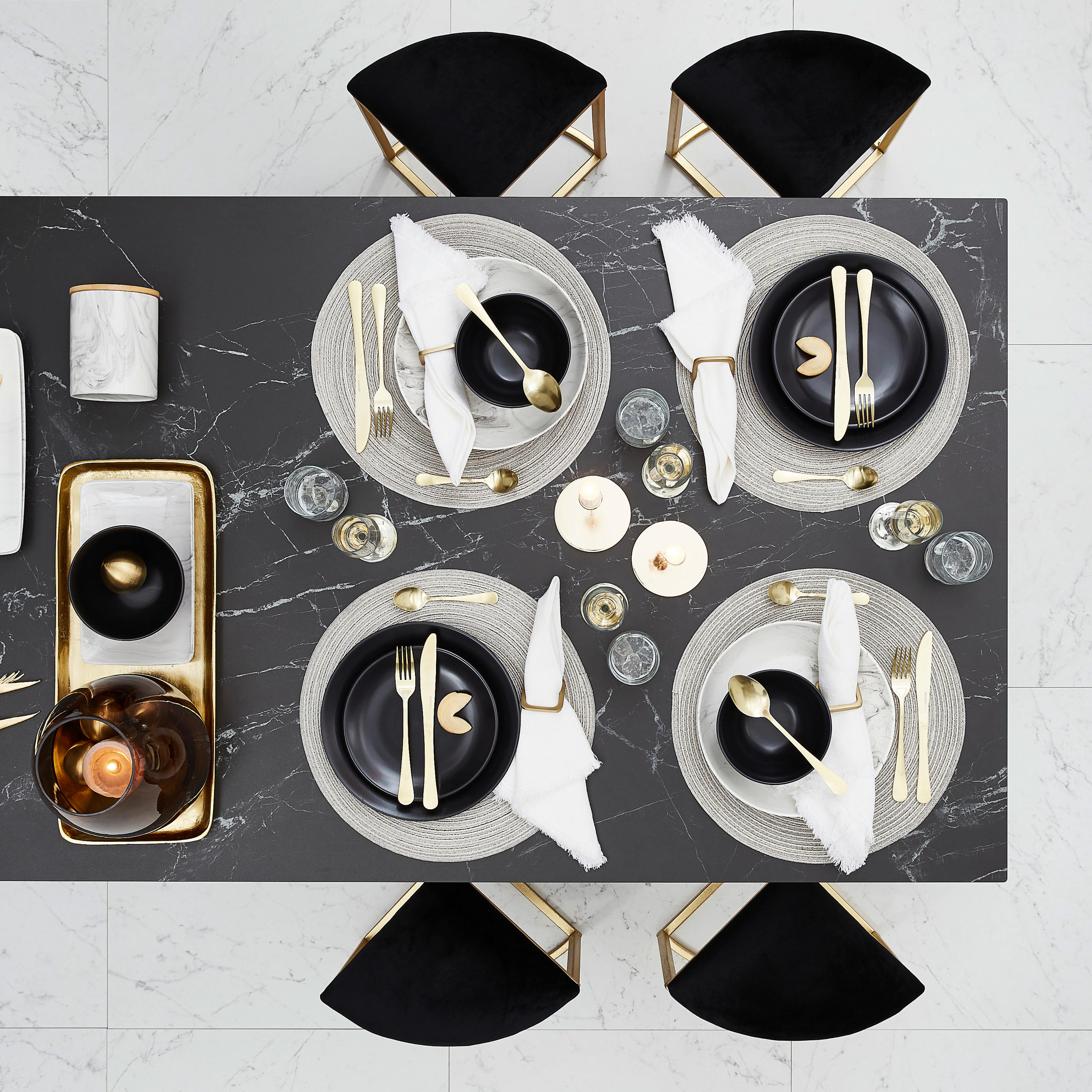 BESTECKSET MUNICH 24-teilig  - Champagner, Basics, Metall - BERGNER