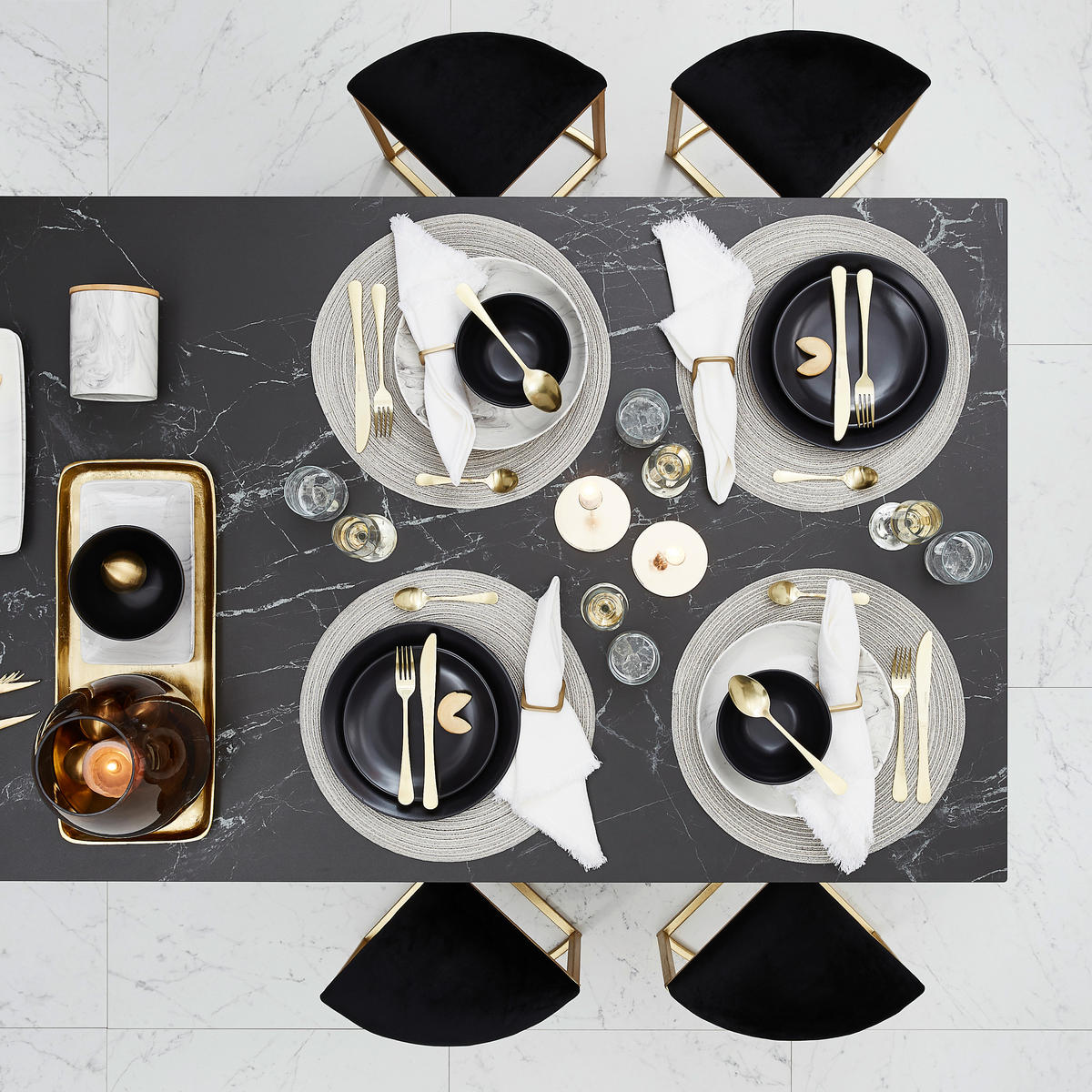BESTECKSET MUNICH  24-teilig  - Champagner, Basics, Metall - BERGNER