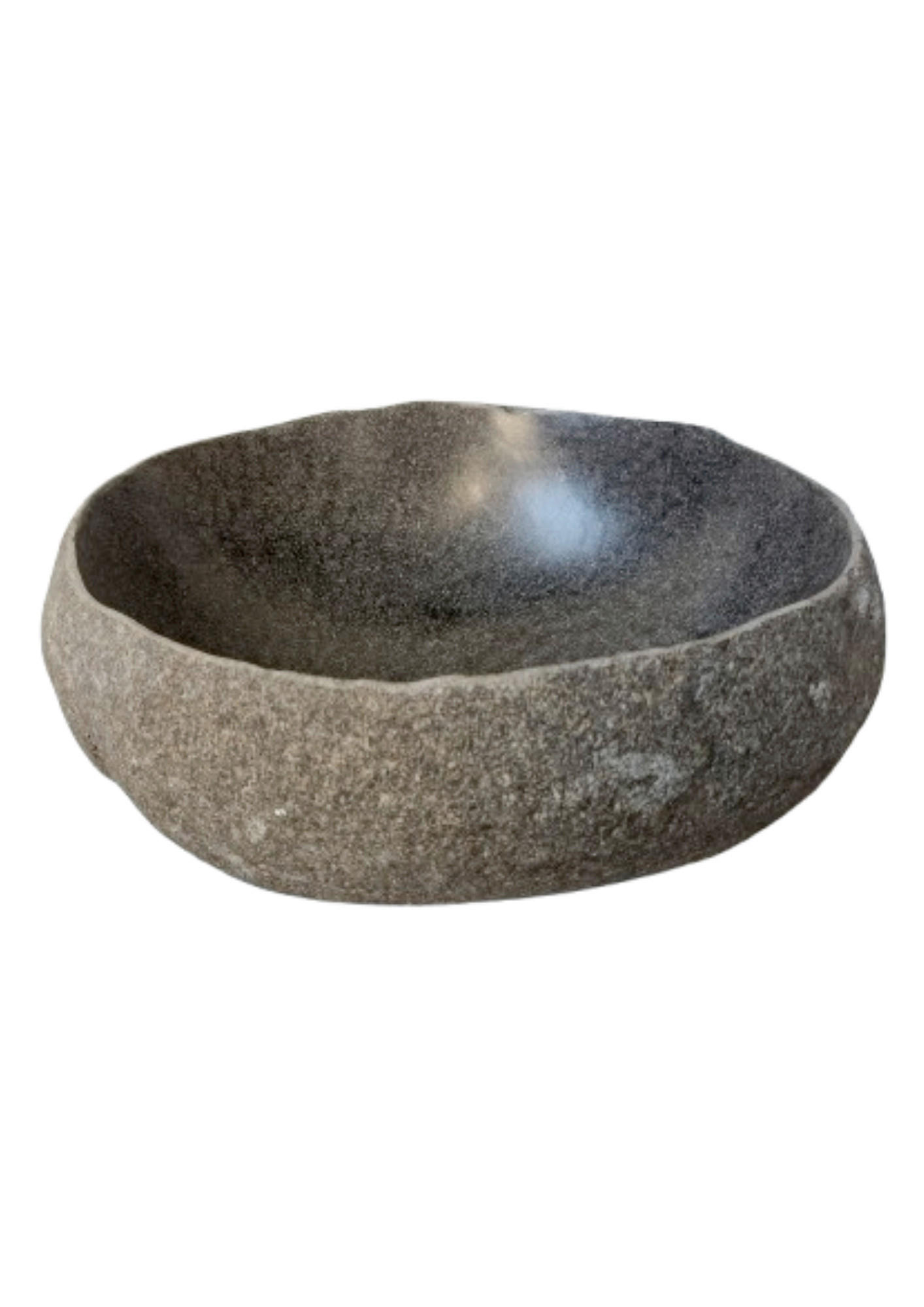 DEKOSCHALE - Dunkelgrau, Design, Stein (30/27/12cm) - Ambia Home