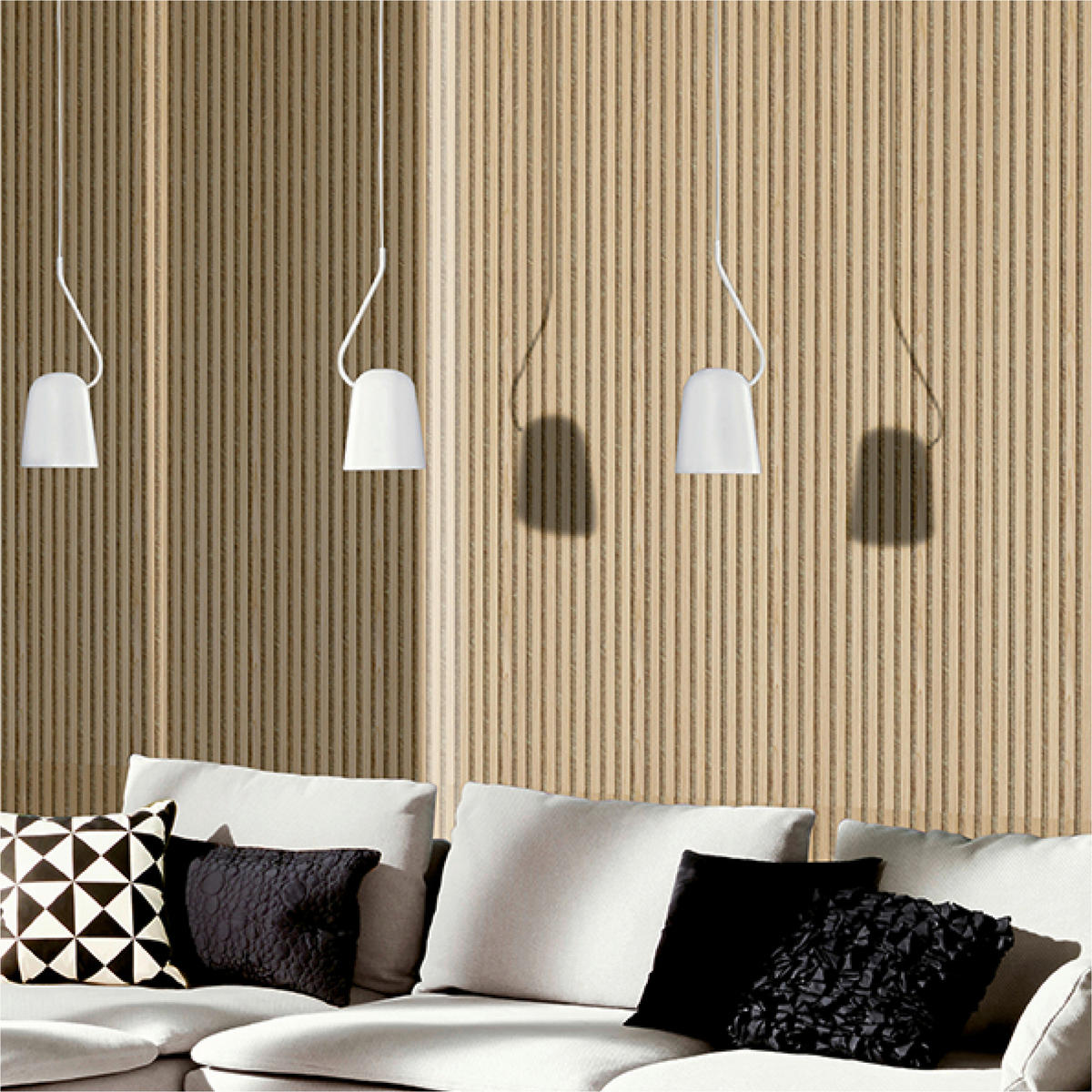 AKUSTIKPANEEL Economico Eichefarben 240/38/1,65 cm  - Eichefarben, Basics, Holzwerkstoff/Kunststoff (240/38/1,65cm)