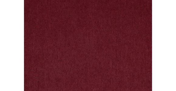 HOCKER Flachgewebe Bordeaux  - Bordeaux/Silberfarben, Design, Textil/Metall (137/43/74cm) - Cantus