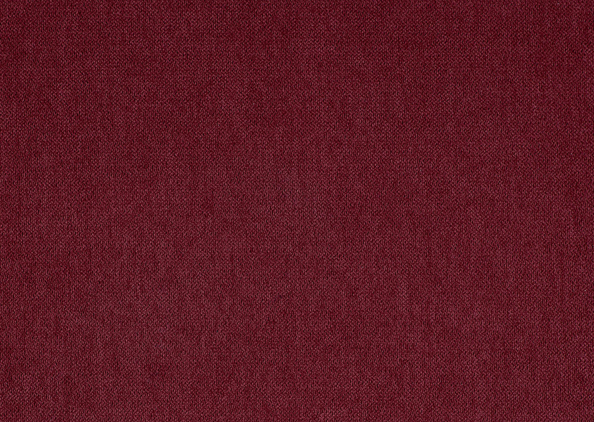 ECKSOFA in Flachgewebe Rot  - Silberfarben/Rot, Design, Holz/Textil (293/195cm) - Cantus