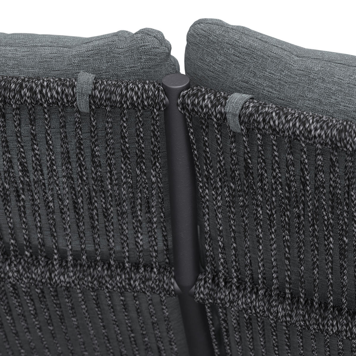 LOUNGE GARNITURA  antracit   - tamno siva/antracit, Design, drvo/metal (280/220cm) - Amatio