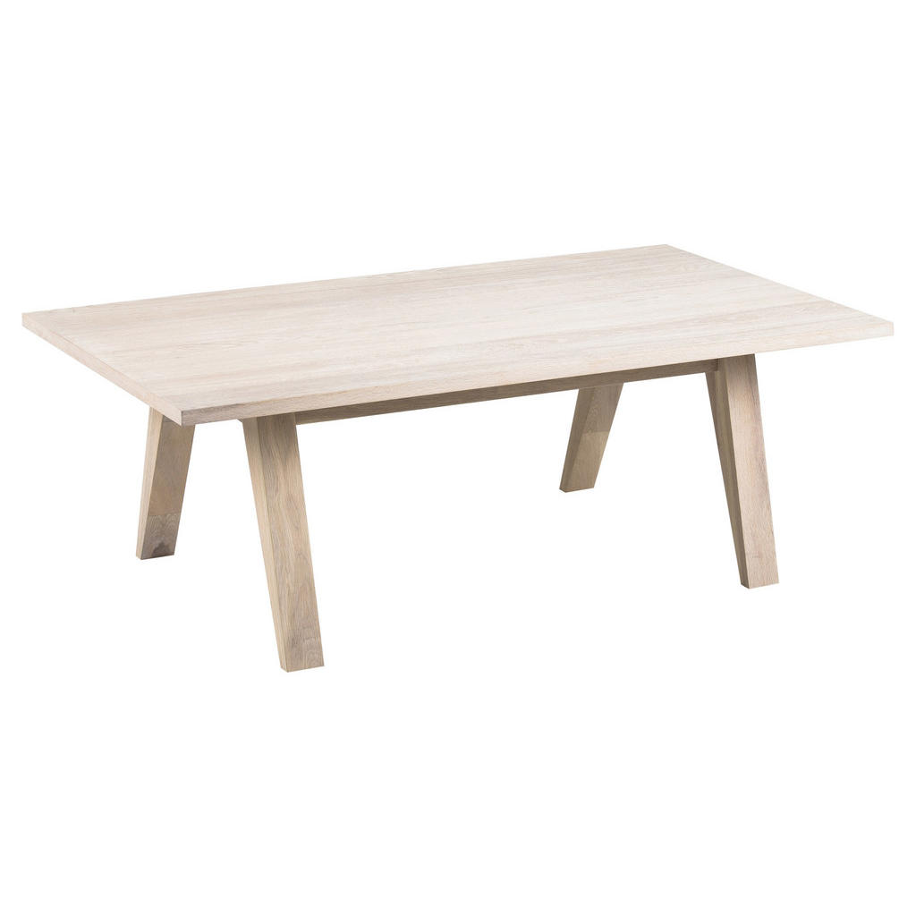 Thumbnail - Mid.you Couchtisch, Weiß, Holz, Holzwerkstoff, Eiche, furniert, rechteckig, eckig, 70x45x130 cm, Reach, Wohnzimmer, Wohn...