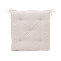 PODSEDÁK, 40/40/4 cm - krémová, Basics, textil (40/40/4cm) - Novel