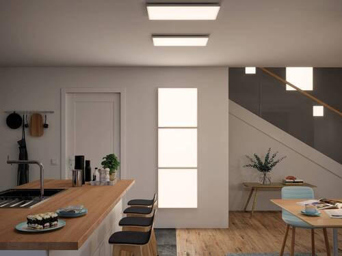LED-PANEEL 59,5/5,0/59,5 cm   - Weiß, Basics, Metall (59,5/5,0/59,5cm) - Paulmann