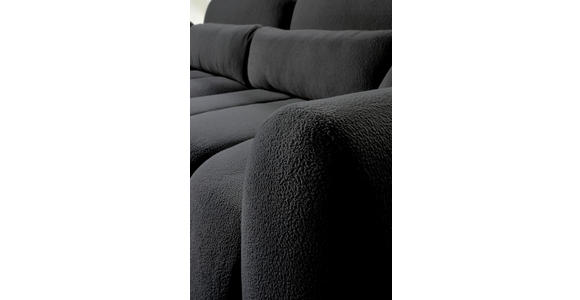 SCHLAFSOFA Webstoff Graugrün  - Schwarz/Graugrün, KONVENTIONELL, Kunststoff/Textil (262/93/117cm) - Carryhome