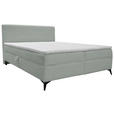 BOXBETT 140/200 cm  in Hellgrau  - Hellgrau/Schwarz, Design, Holz/Holzwerkstoff (140/200cm) - Xora