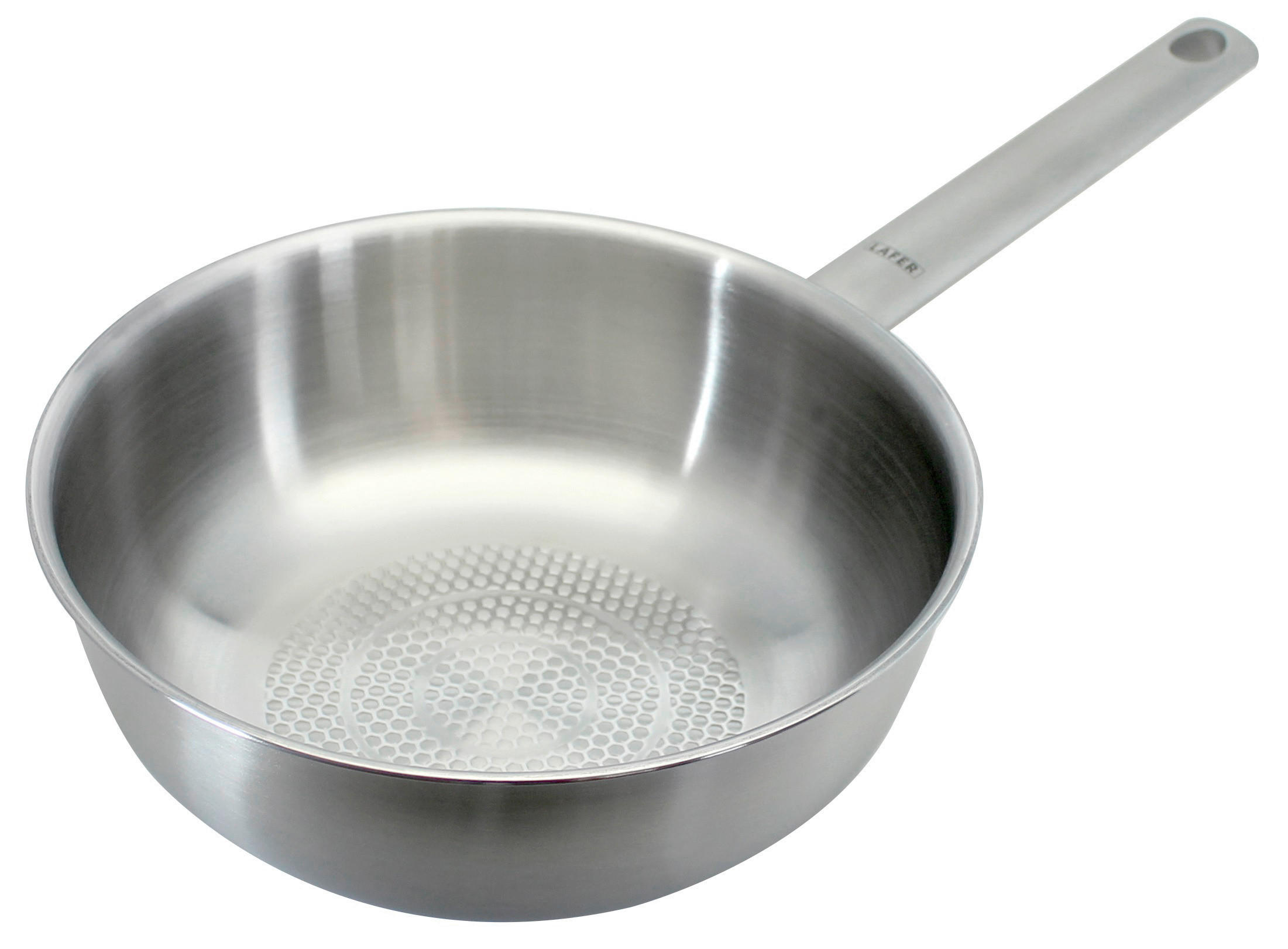 STIELKASSEROLLE Lafer  - Silberfarben, Basics, Metall (20cm) - Johann Lafer
