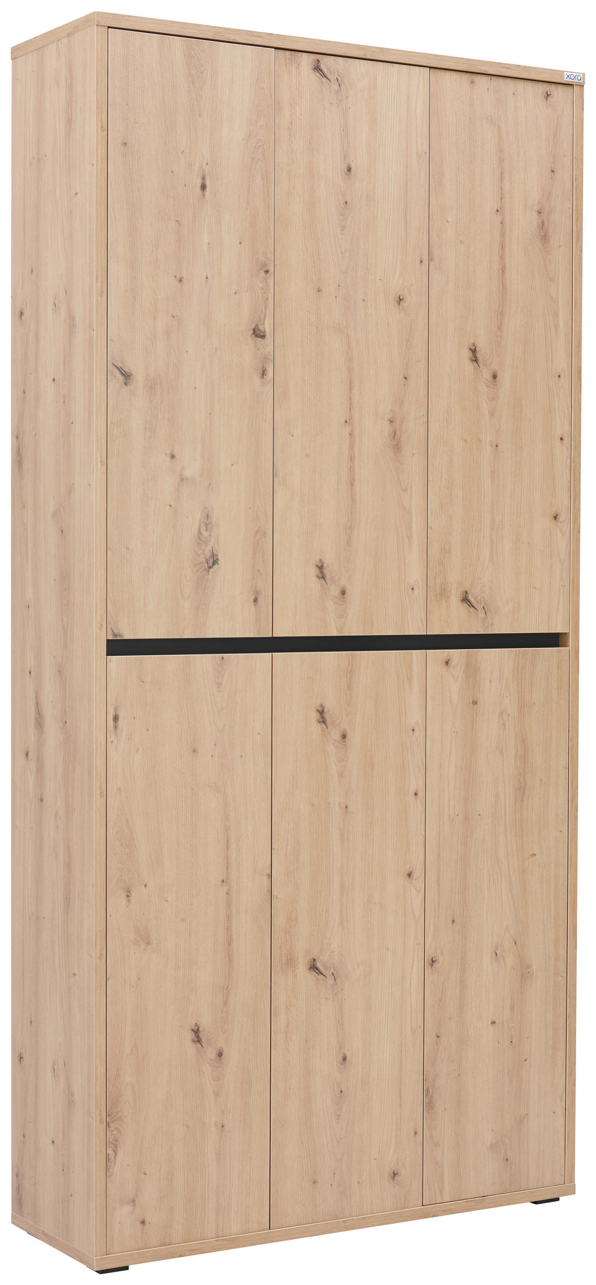 SCHUHSCHRANK 100/210/34 cm  - Eichefarben, Konventionell, Holzwerkstoff (100/210/34cm) - Xora