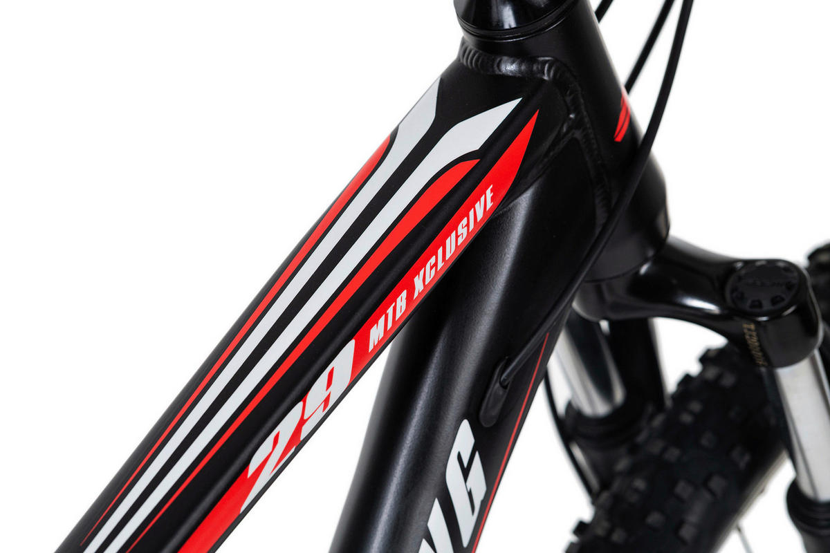 MOUNTAINBIKE 29 Zoll  - Rot/Schwarz, Basics, Metall (139/76/21cm) - KS Cycling