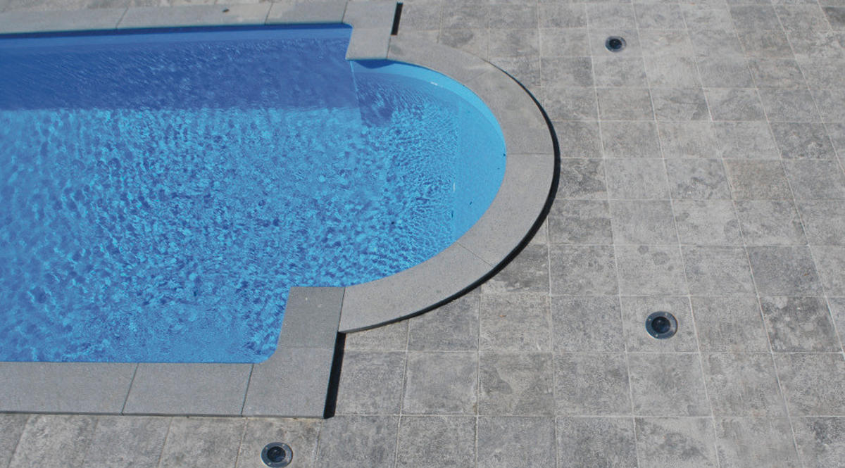 POOLUMRANDUNG  - Dunkelgrau, Basics, Naturmaterialien